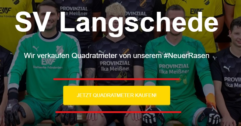 Quadratmeterbutton