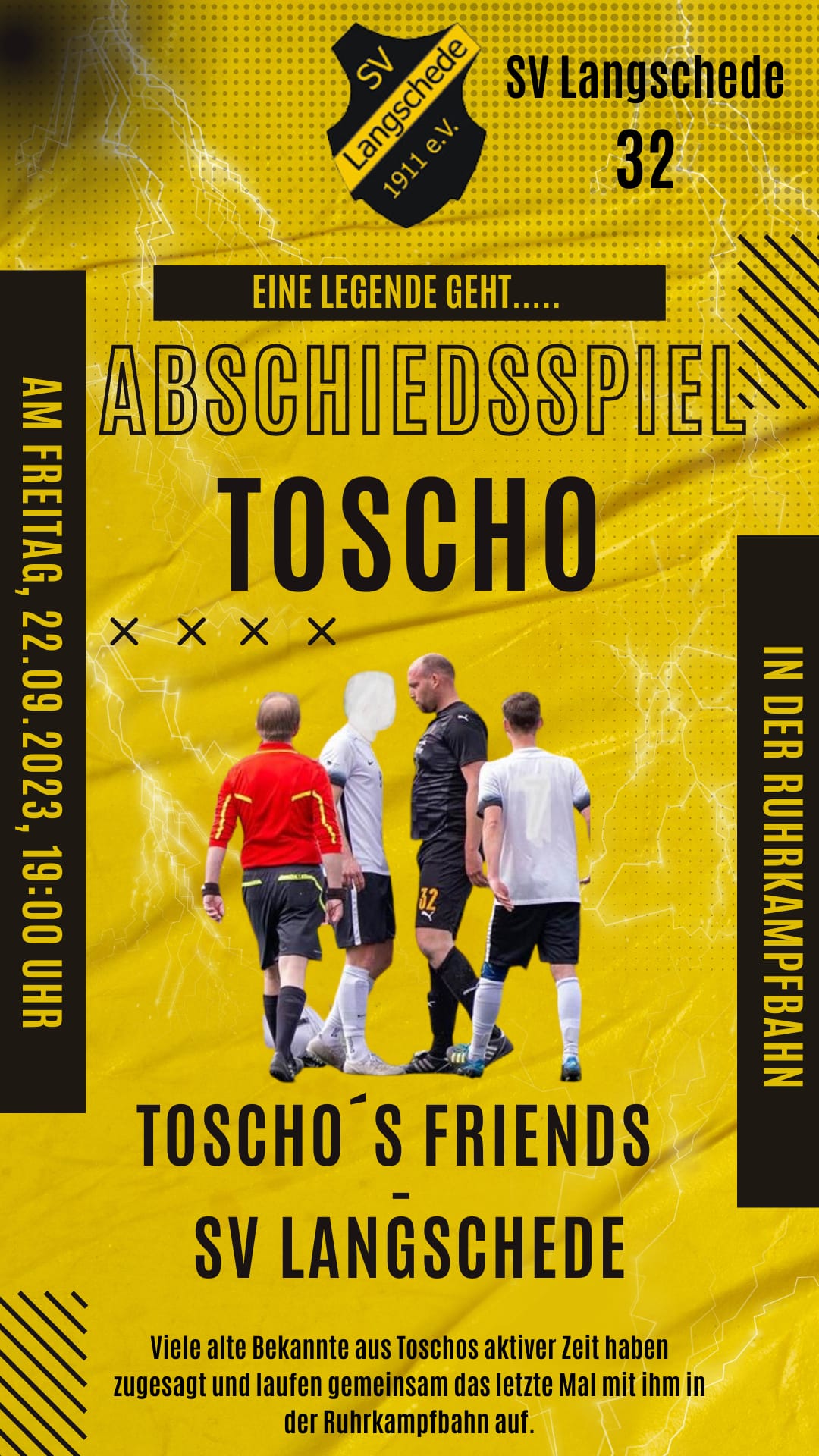 Toschos Abschiedsspiel
