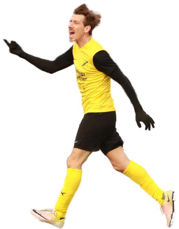 Spieler des SV Langschede im Sprint